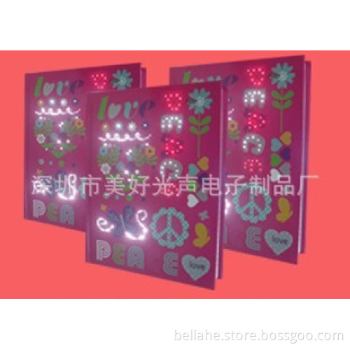 LED diary notebook